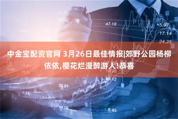 中金宝配资官网 3月26日最佳情报|郊野公园杨柳依依,樱花烂漫醉游人!恭喜